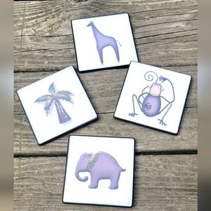 Tropical Animal Coasters